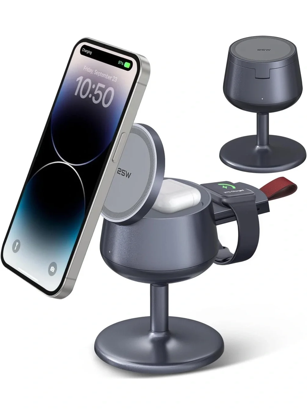 3-in-1 Magnetic Wireless Charging Station for Apple devices